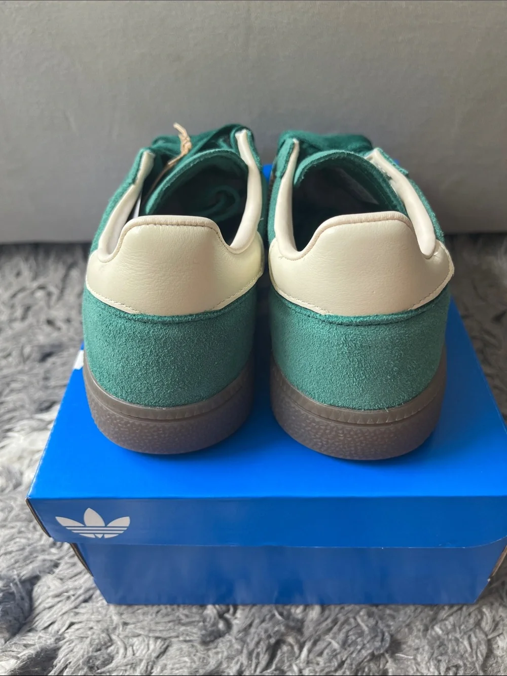 Adidas Handball Spezial sneakers. Womens US size 6. Green. New in box.